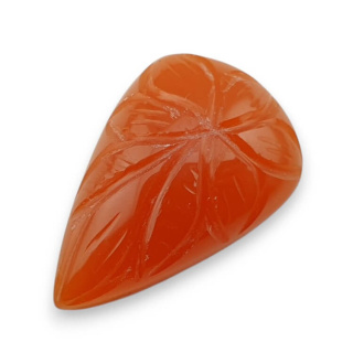 Carnelian carved cabochon 26x17 mm no 30
