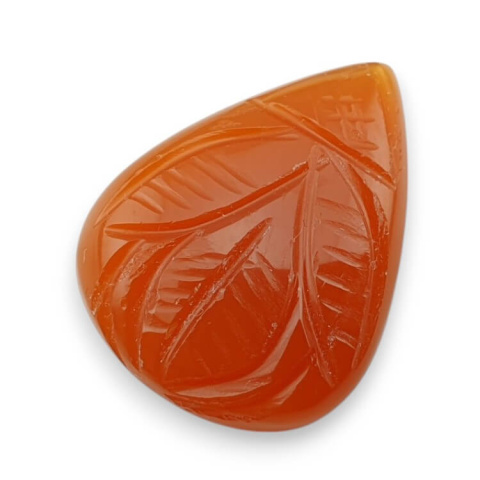 Carnelian carved cabochon 26x20 mm no 40 Carnelian carved cabochon 26x20 mm no 40