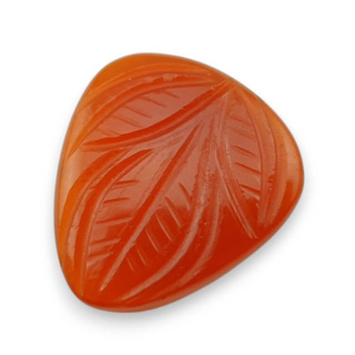 Carnelian carved cabochon 27x24 mm no 60
