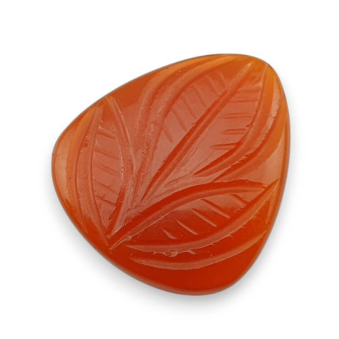 Carnelian carved cabochon 27x24 mm no 60 Carnelian carved cabochon 27x24 mm no 60