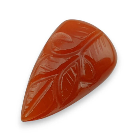 Carnelian carved cabochon 28x17 mm no 72 Carnelian carved cabochon 28x17 mm no 72