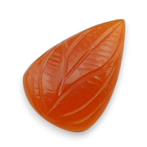 Carnelian carved cabochon 28x19 mm no 14 Carnelian carved cabochon 28x19 mm no 14