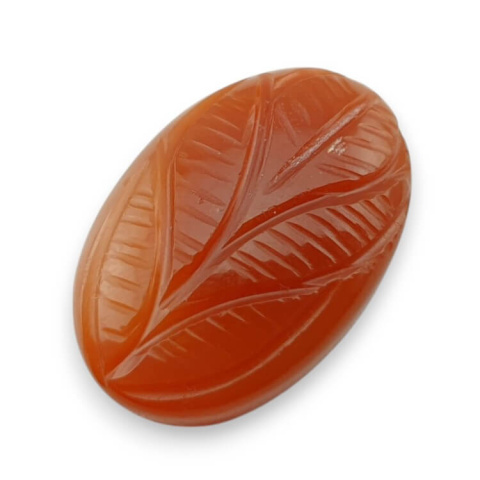 Carnelian carved cabochon 29x19 mm no 6 Carnelian carved cabochon 29x19 mm no 6