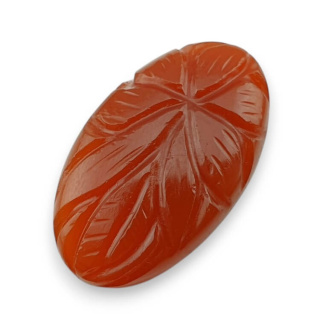 Carnelian cabochon carving 30x17 mm no. 3