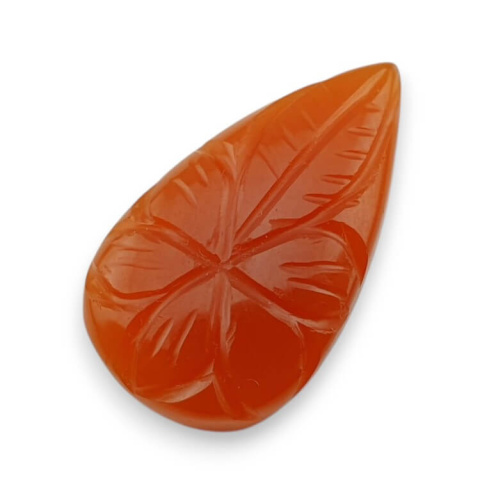 Carnelian cabochon carving 30x17 mm no 53 Carnelian cabochon carving 30x17 mm no 53