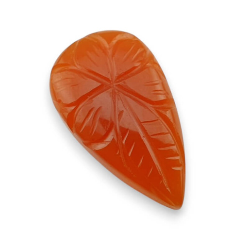 Carnelian cabochon carving 30x17 mm no 53 Carnelian cabochon carving 30x17 mm no 53