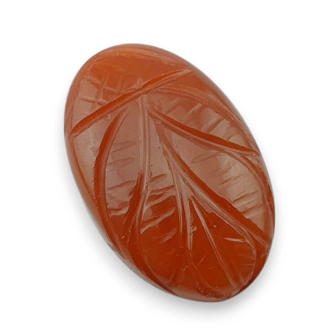 Carnelian cabochon carving 30x19 mm no. 20 Carnelian cabochon carving 30x19 mm no. 20