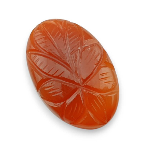 Carnelian carved cabochon 30x20 mm no 25 Carnelian carved cabochon 30x20 mm no 25