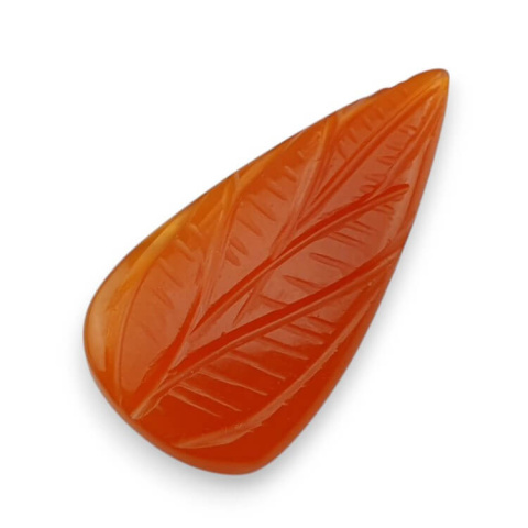 Carnelian cabochon carving 34x17 mm no. 2 Carnelian cabochon carving 34x17 mm no. 2