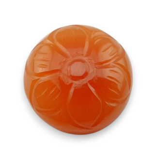 Carnelian cabochon carving fi 18 mm no. 58