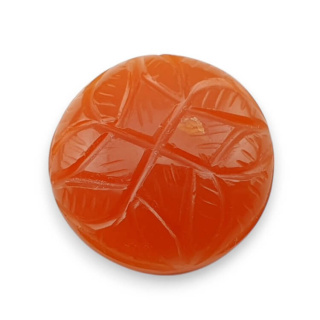 Carnelian cabochon carving fi 21 mm no 19