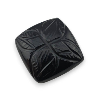 Onyx cabochon carving 21x6 mm no 44