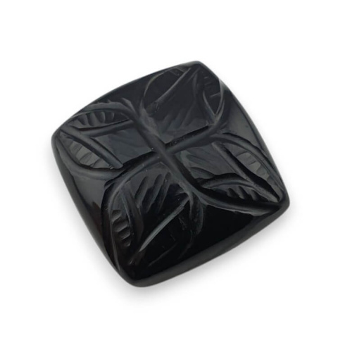 Onyx carved cabochon 21x6 mm no 44 Onyx carved cabochon 21x6 mm no 44