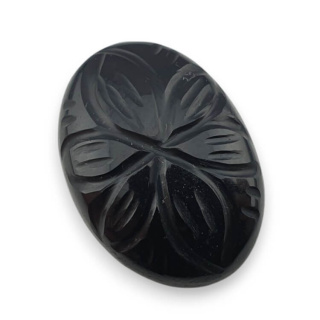 Onyx cabochon carving 23x17 mm no. 13