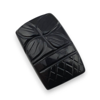 Onyx cabochon carving 24x15 mm no. 40