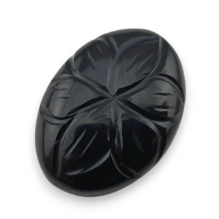 Onyx carved cabochon 24x18 mm no 50