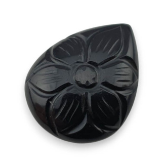 Onyx cabochon carving 24x23 mm no 100