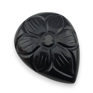 Onyx cabochon carving 24x23 mm no 100