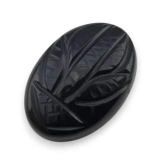 Onyx cabochon carving 25x17 mm no 66