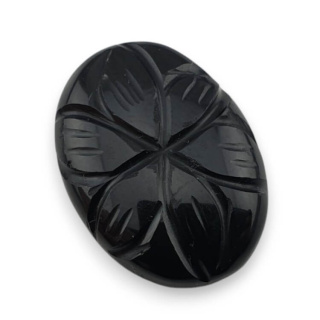 Onyx cabochon carving 25x18 mm no. 123