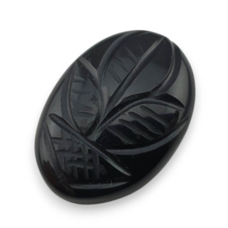 Onyx cabochon carving 25x18 mm no. 24