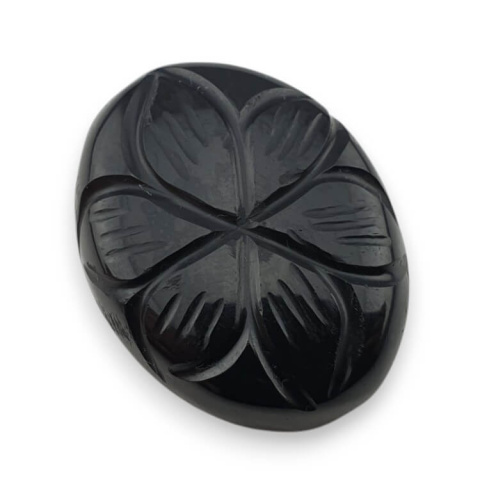 Onyx carved cabochon 25x20 mm no 45 Onyx carved cabochon 25x20 mm no 45