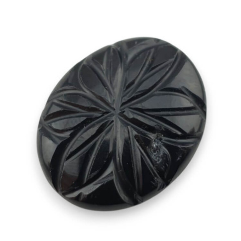 Onyx carved cabochon 25x21 mm no 55 Onyx carved cabochon 25x21 mm no 55