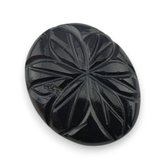 Onyx cabochon carving 25x21 mm no 55