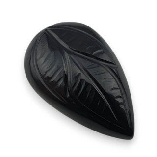 Onyx cabochon carving 26x16 mm no. 83