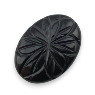 Onyx cabochon carving 26x19 mm no. 28