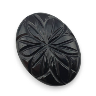 Onyx cabochon carving 26x19 mm no. 28