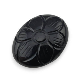 Onyx cabochon carving 26x20 mm no 11