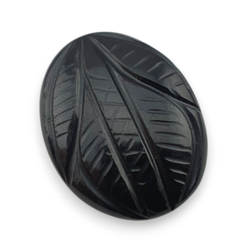 Onyx carved cabochon 26x21 mm no 15 Onyx carved cabochon 26x21 mm no 15