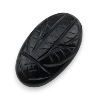 Onyx cabochon carving 27x16 mm no 60