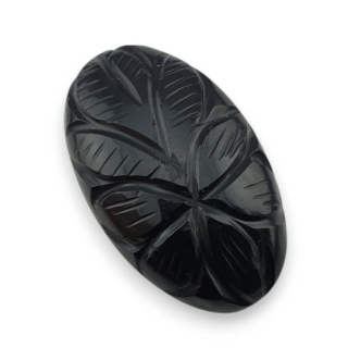 Onyx cabochon carving 27x16 mm no. 65
