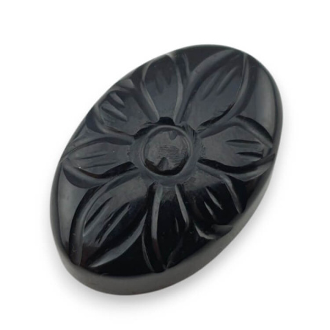 Onyx carved cabochon 27x18 mm no 19 Onyx carved cabochon 27x18 mm no 19