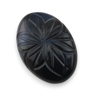 Onyx cabochon carving 27x19 mm no. 38
