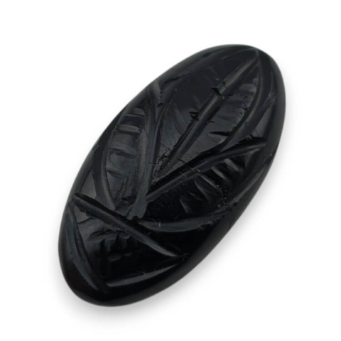 Onyx carved cabochon 28x14 mm no 86 Onyx carved cabochon 28x14 mm no 86