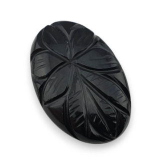 Onyx cabochon carving 28x18 mm no. 33