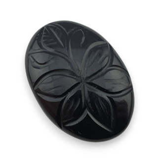 Onyx cabochon carving 28x19 mm no 114