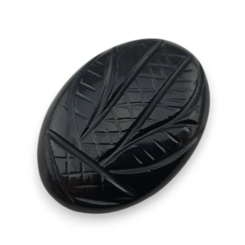Onyx carved cabochon 28x20 mm no 12 Onyx carved cabochon 28x20 mm no 12