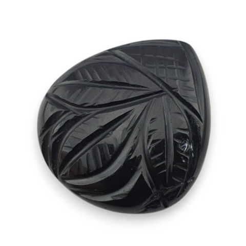 Onyx carved cabochon 28x25 mm no 2 Onyx carved cabochon 28x25 mm no 2