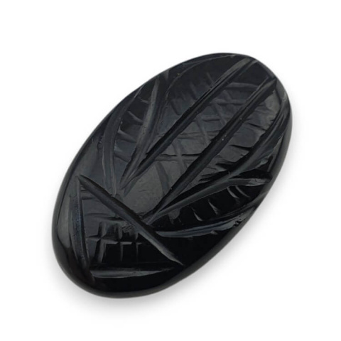 Onyx carved cabochon 29x17 mm no 84 Onyx carved cabochon 29x17 mm no 84