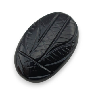 Onyx cabochon carving 29x19 mm no 10