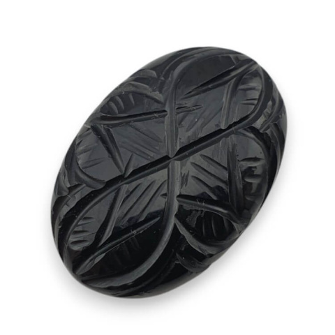 Onyx carved cabochon 29x20 mm no 6 Onyx carved cabochon 29x20 mm no 6