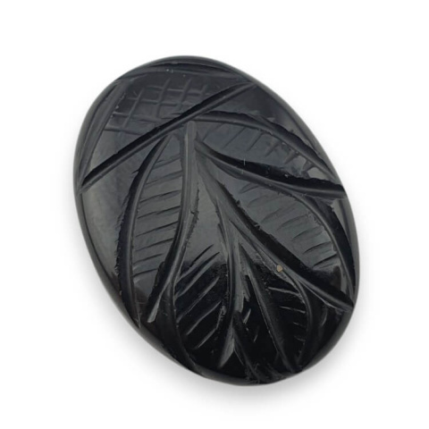 Onyx carved cabochon 31x23 mm no 7 Onyx carved cabochon 31x23 mm no 7