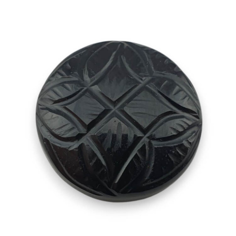 Onyx carved cabochon fi 23 mm no 80 Onyx carved cabochon fi 23 mm no 80