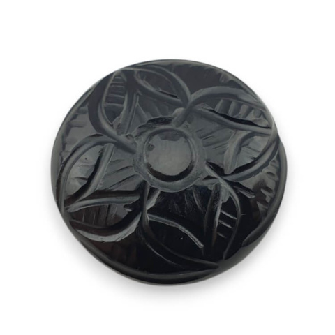 Onyx carved cabochon fi 24 mm no 42 Onyx carved cabochon fi 24 mm no 42