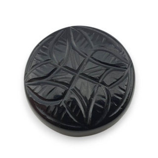 Onyx cabochon carving fi 25 mm no 14