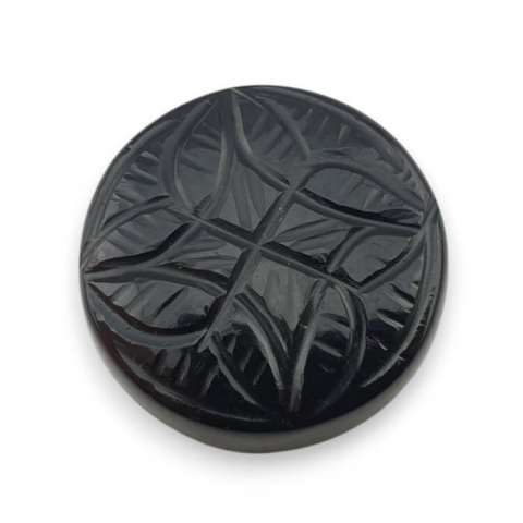 Onyx carved cabochon fi 25 mm no 14 Onyx carved cabochon fi 25 mm no 14